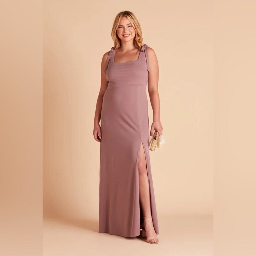 NWT Birdy Grey Alex Convertible Dress in Crepe Dark Mauve